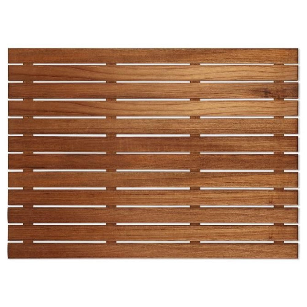 25" Premium Teak Shower Bath Mat - Manna Home