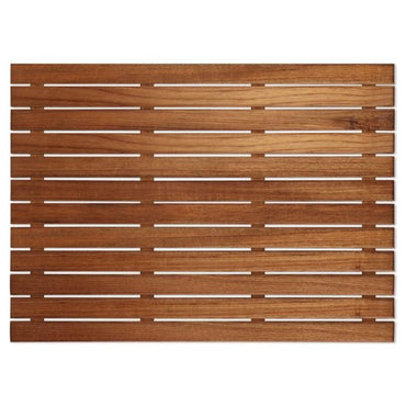 25" Premium Teak Shower Bath Mat - Manna Home