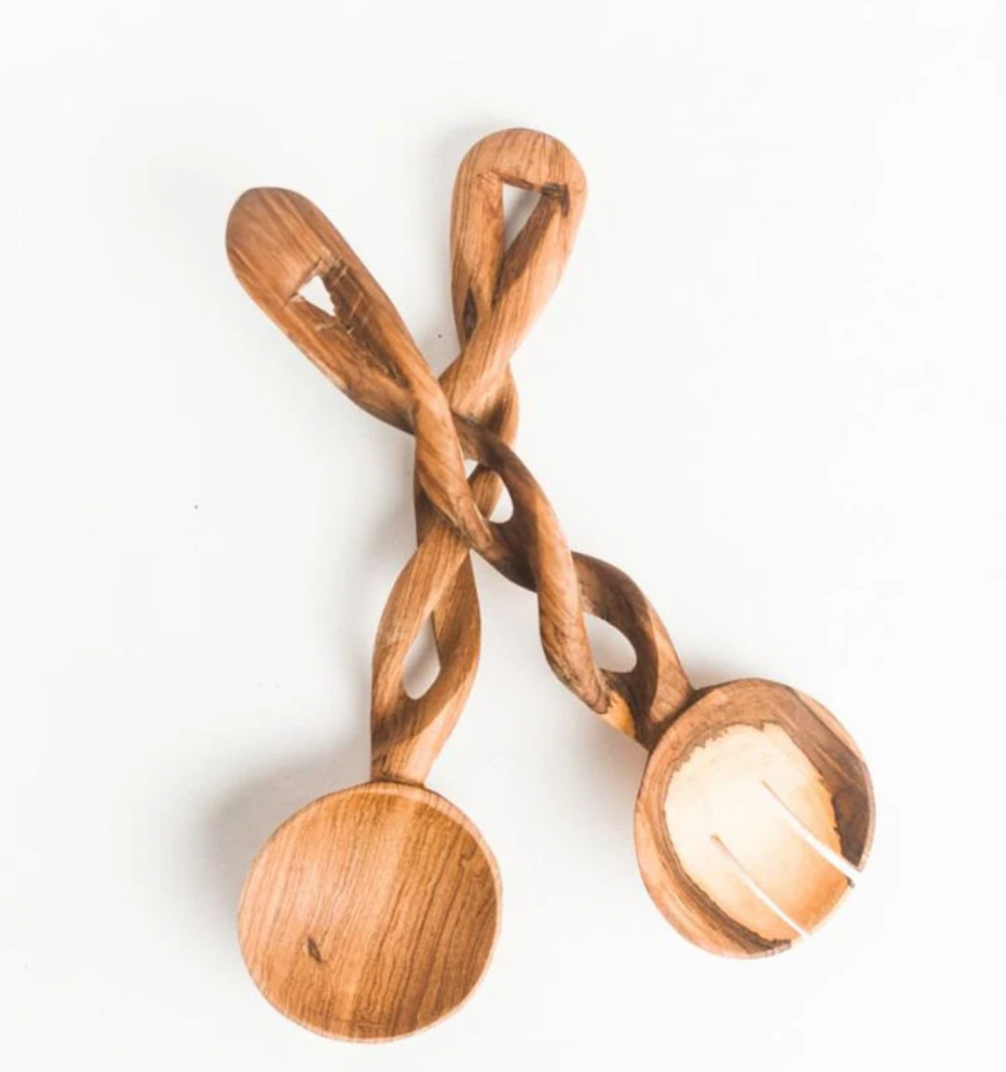 Spiral Salad Servers - Manna Home