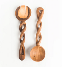 Spiral Salad Servers - Manna Home