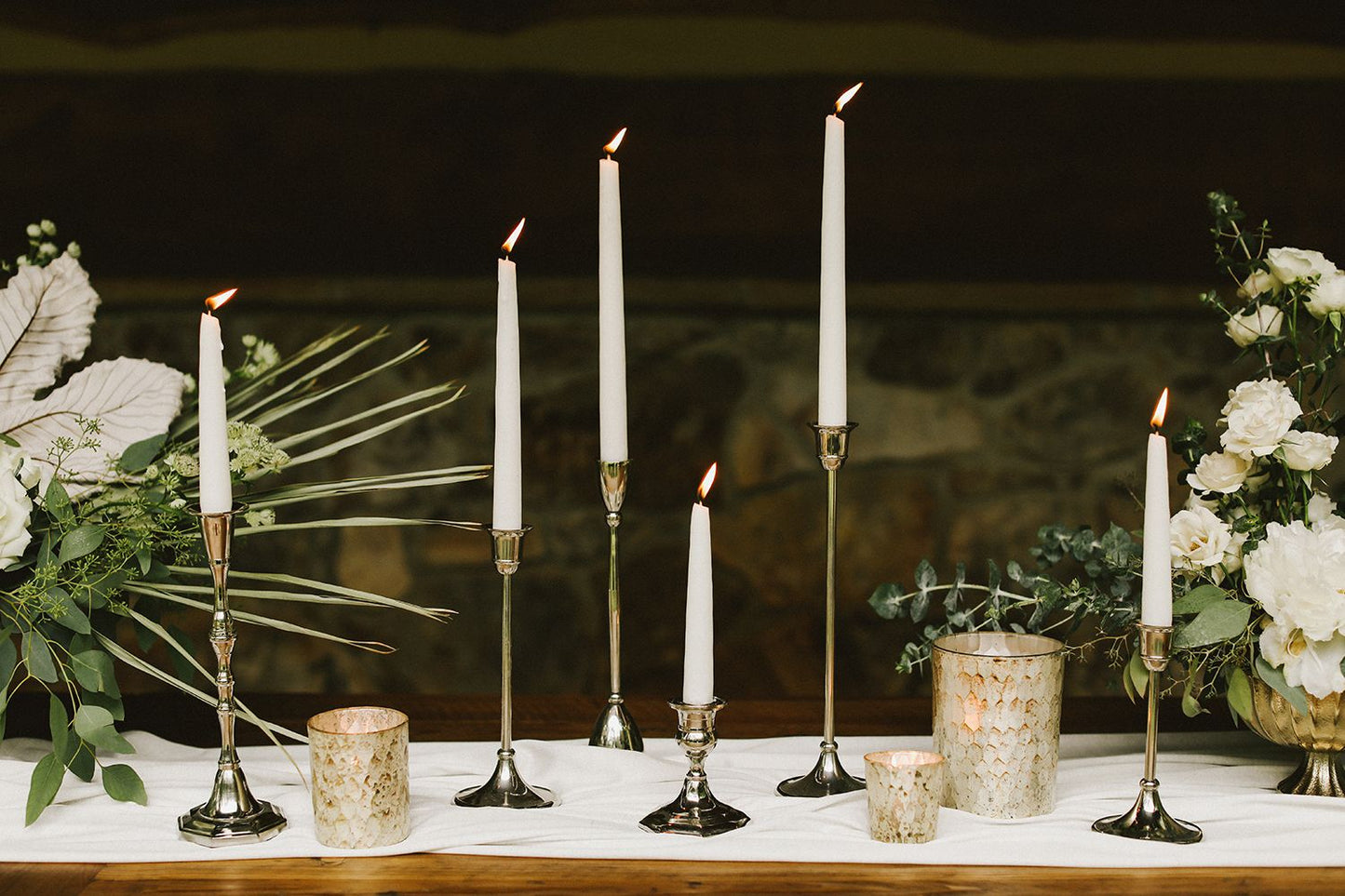 Tamar Antique Candlestick - Set of Two