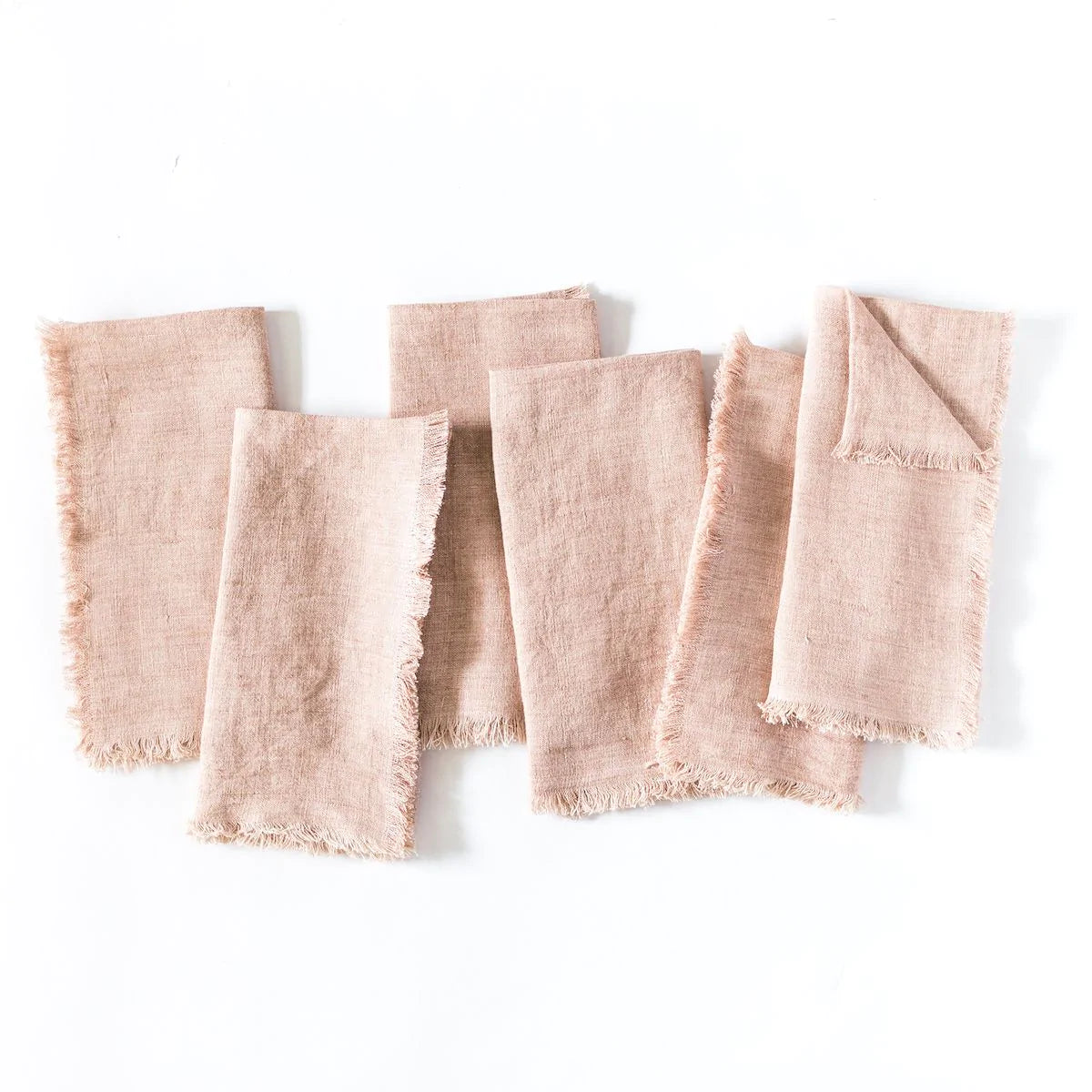 Stone Washed Linen Dinner Napkins