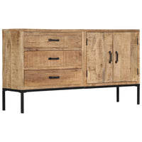 Solid Mango Wood 3 Drawer Sideboard