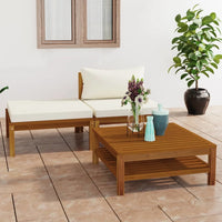 Amalfi 3 Piece Patio Lounge Set