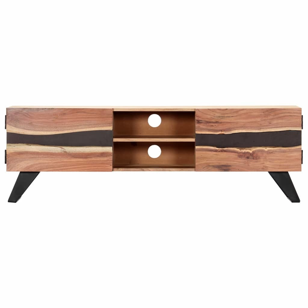 Solid Acacia Wood TV Cabinet