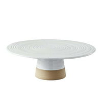 Abbott Exposed Clay Stoneware Pedestal Cake Stand