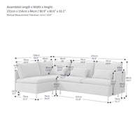 Salome Cotton Linen Sectional