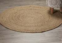 48" Classic Natural Jute Area Rug