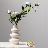 Ruffle Ceramic Vase - Manna Home