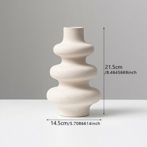 Ruffle Ceramic Vase