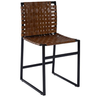 Julius Upholstered Leather Dining Chair