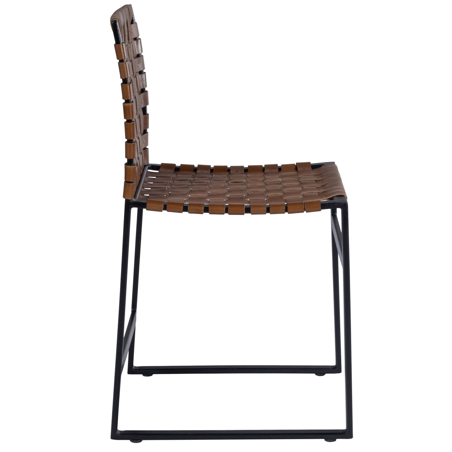 Julius Upholstered Leather Dining Chair