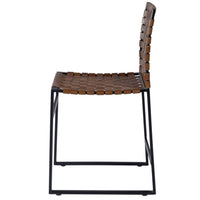 Julius Upholstered Leather Dining Chair